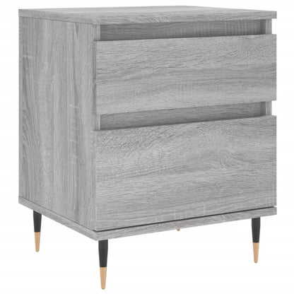 Bedside Cabinet Grey Sonoma 40x35x50 cm Engineered Wood