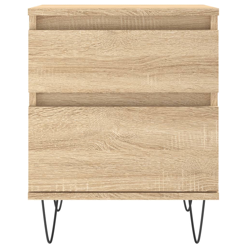 Bedside Cabinet Sonoma Oak 40x35x50 cm Engineered Wood