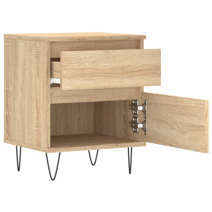 Bedside Cabinets 2 pcs Sonoma Oak 40x35x50 cm Engineered Wood