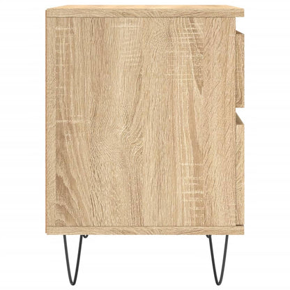 Bedside Cabinets 2 pcs Sonoma Oak 40x35x50 cm Engineered Wood