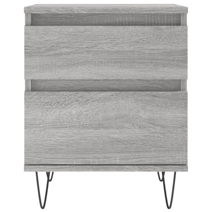 Bedside Cabinet Grey Sonoma 40x35x50 cm Engineered Wood