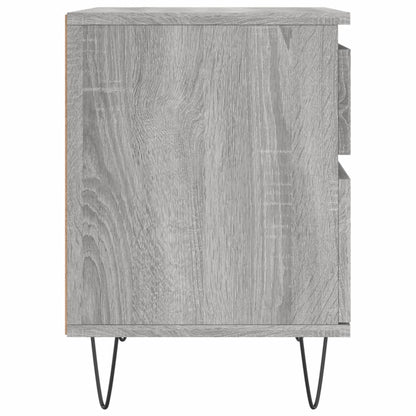 Bedside Cabinet Grey Sonoma 40x35x50 cm Engineered Wood