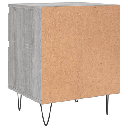Bedside Cabinet Grey Sonoma 40x35x50 cm Engineered Wood