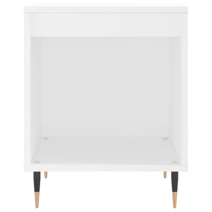 Bedside Cabinets 2 pcs White 40x35x50 cm Engineered Wood