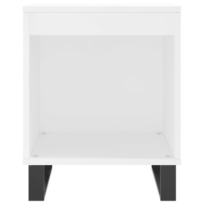 Bedside Cabinets 2 pcs White 40x35x50 cm Engineered Wood