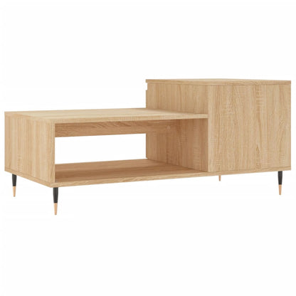 Coffee Table Sonoma Oak 100x50x45 cm Engineered Wood