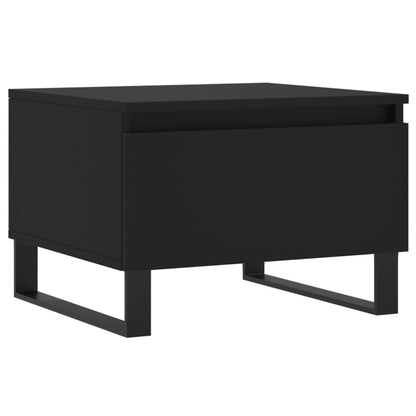 Coffee Tables 2 pcs Black 50x46x35 cm Engineered Wood