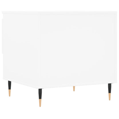 Coffee Table White 50x46x50 cm Engineered Wood