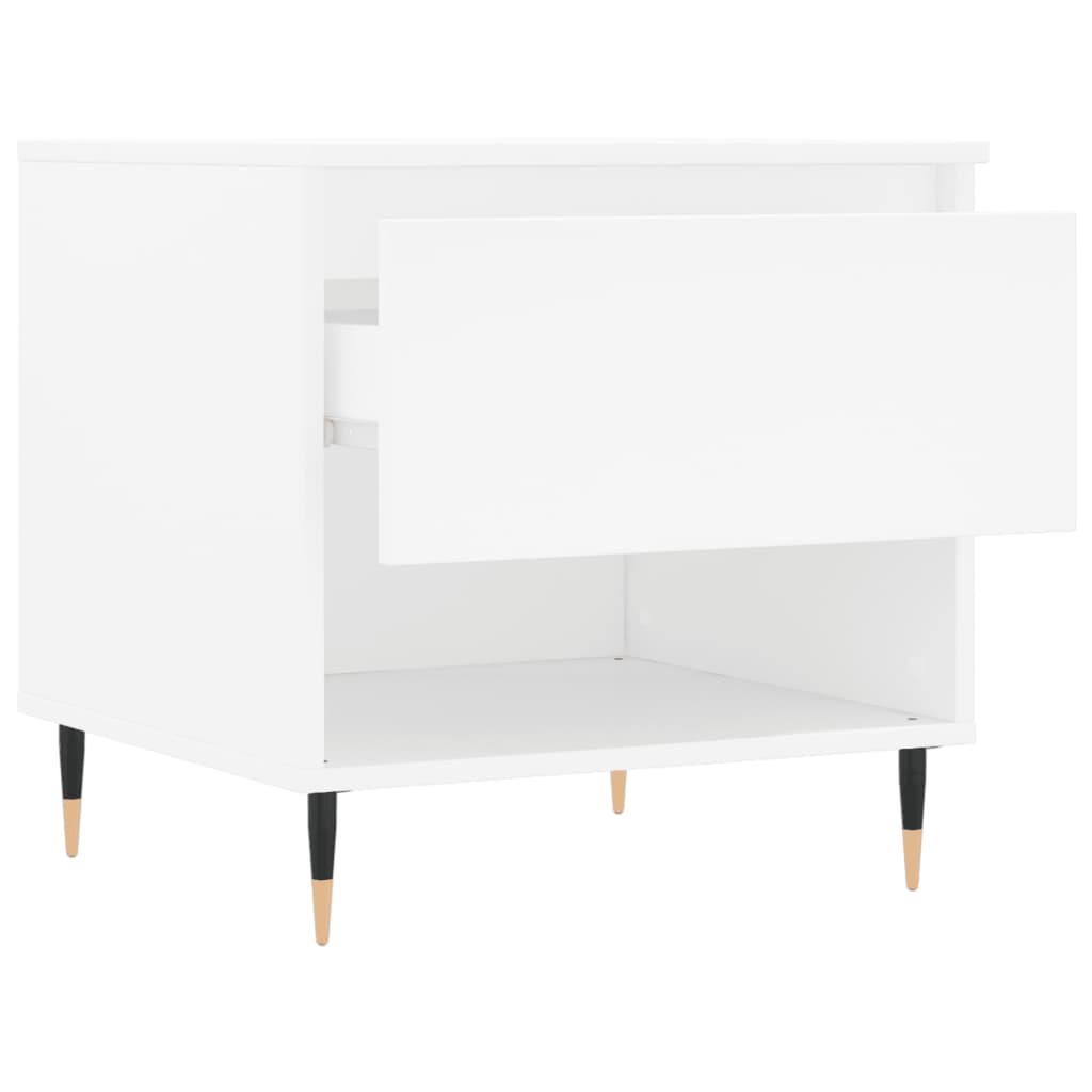 Coffee Tables 2 pcs White 50x46x50 cm Engineered Wood