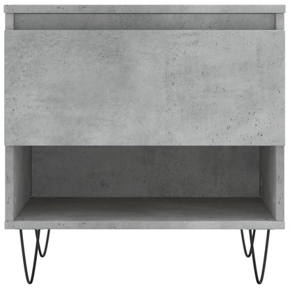 Coffee Table Concrete Grey 50x46x50 cm Engineered Wood