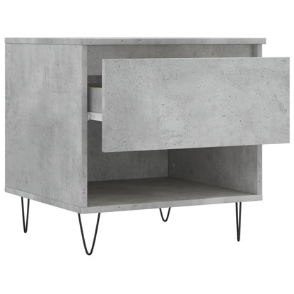 Coffee Table Concrete Grey 50x46x50 cm Engineered Wood
