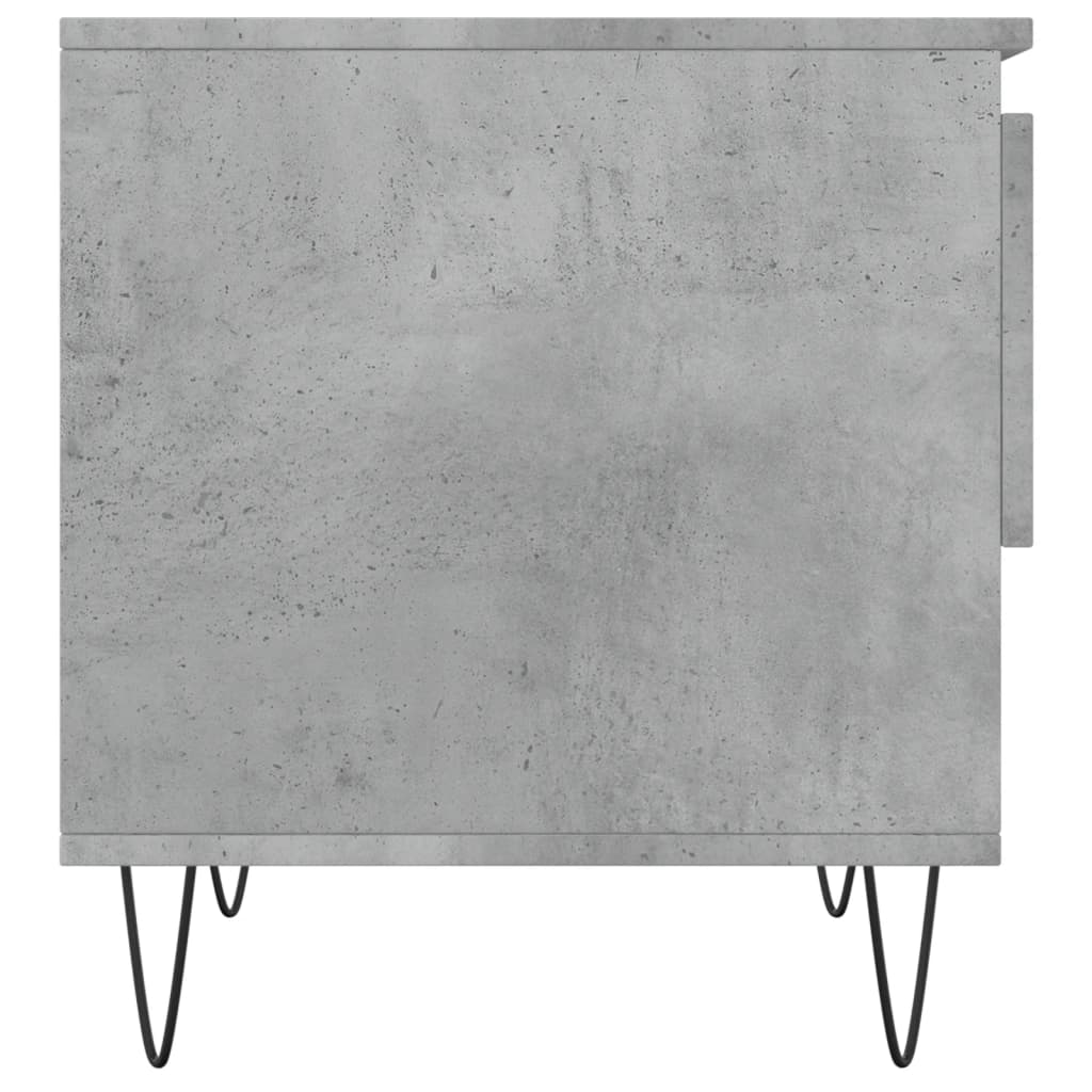 Coffee Table Concrete Grey 50x46x50 cm Engineered Wood