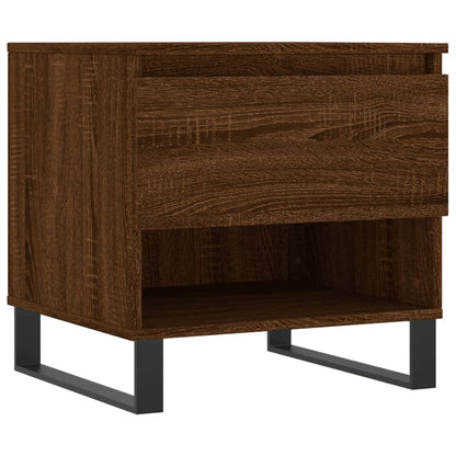 Coffee Table Brown Oak 50x46x50 cm Engineered Wood
