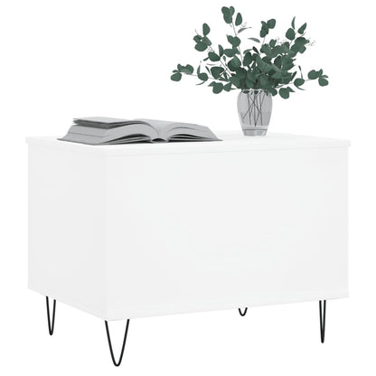 Coffee Table White 60x44.5x45 cm Engineered Wood