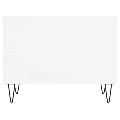 Coffee Table White 60x44,5x45 cm Engineered Wood