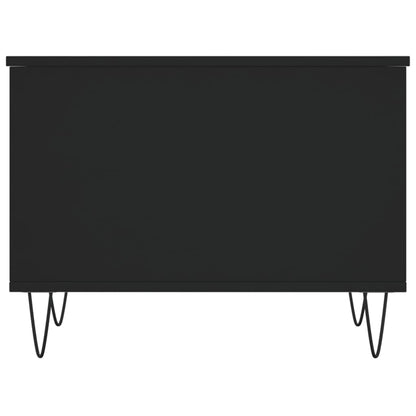 Coffee Table Black 60x44.5x45 cm Engineered Wood