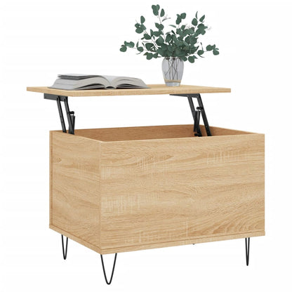 Coffee Table Sonoma Oak 60x44.5x45 cm Engineered Wood