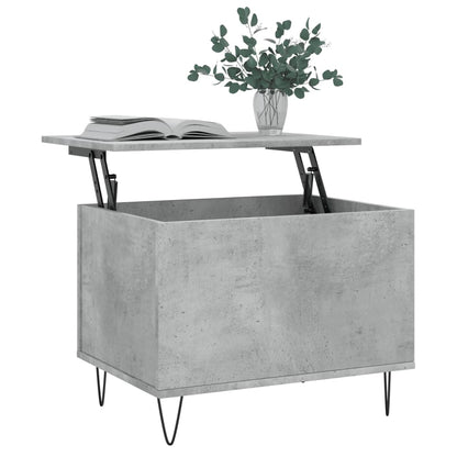 Coffee Table Concrete Grey 60x44.5x45 cm Engineered Wood