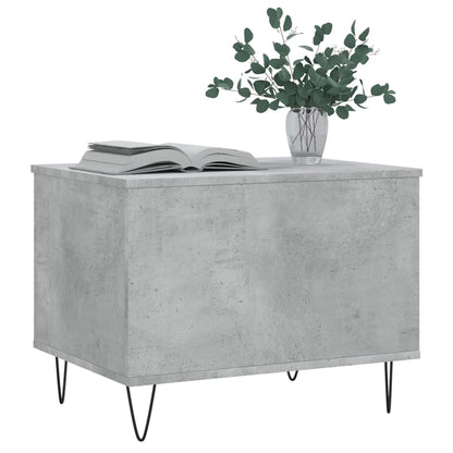 Coffee Table Concrete Grey 60x44.5x45 cm Engineered Wood