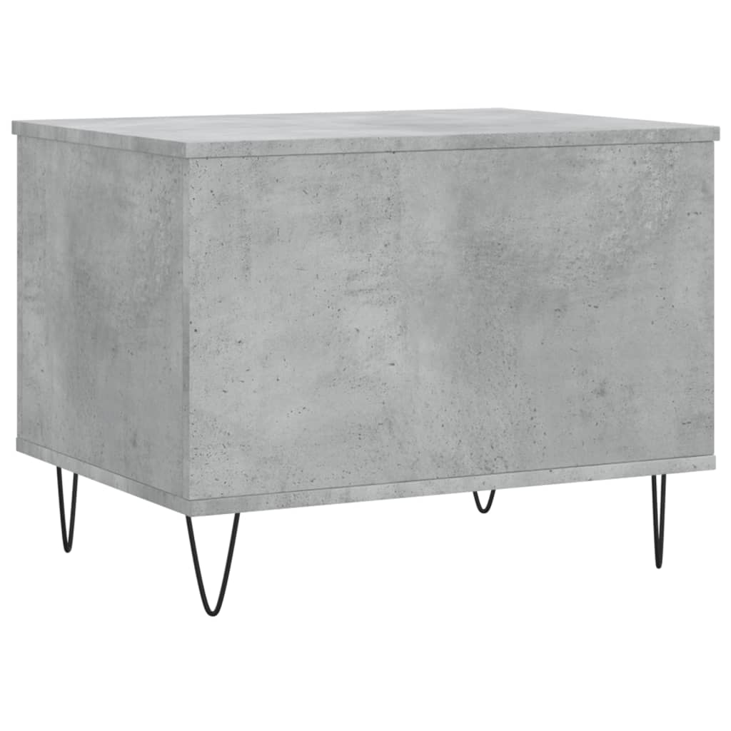 Coffee Table Concrete Grey 60x44.5x45 cm Engineered Wood
