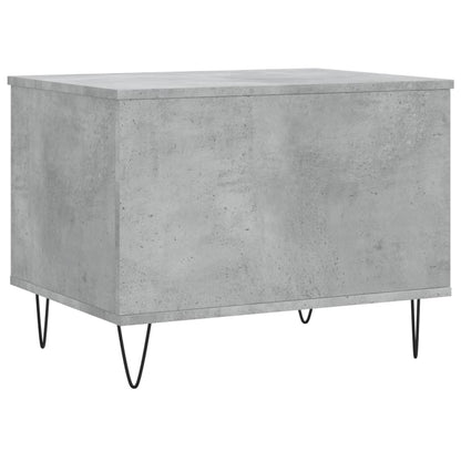 Coffee Table Concrete Grey 60x44.5x45 cm Engineered Wood