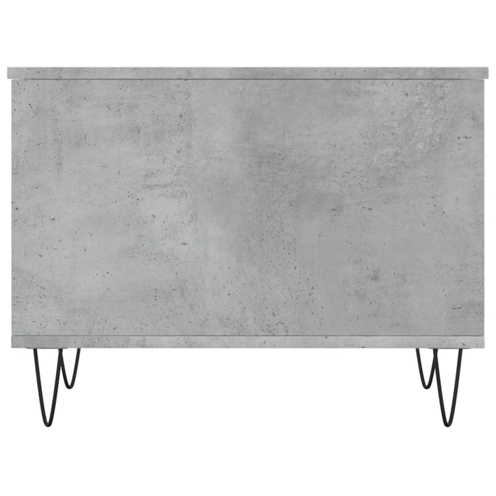 Coffee Table Concrete Grey 60x44.5x45 cm Engineered Wood