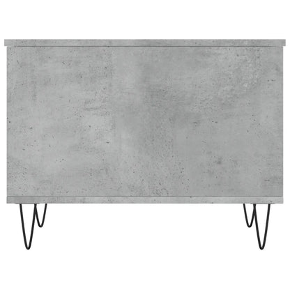 Coffee Table Concrete Grey 60x44.5x45 cm Engineered Wood