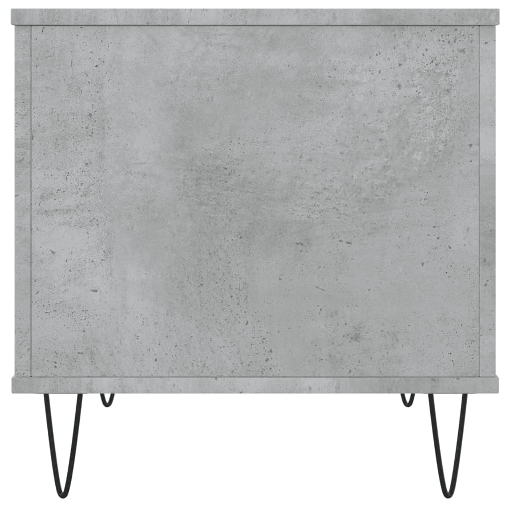 Coffee Table Concrete Grey 60x44.5x45 cm Engineered Wood