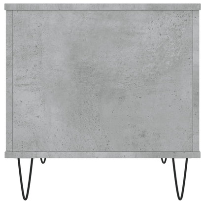 Coffee Table Concrete Grey 60x44.5x45 cm Engineered Wood