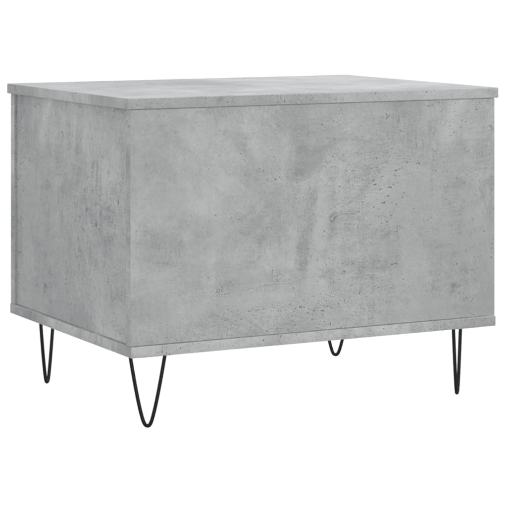 Coffee Table Concrete Grey 60x44.5x45 cm Engineered Wood