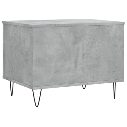 Coffee Table Concrete Grey 60x44.5x45 cm Engineered Wood
