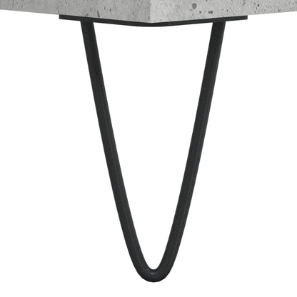 Coffee Table Concrete Grey 60x44.5x45 cm Engineered Wood