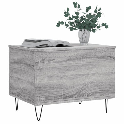 Coffee Table Grey Sonoma 60x44.5x45 cm Engineered Wood