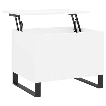 Coffee Table White 60x44,5x45 cm Engineered Wood