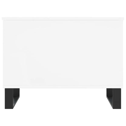 Coffee Table White 60x44,5x45 cm Engineered Wood