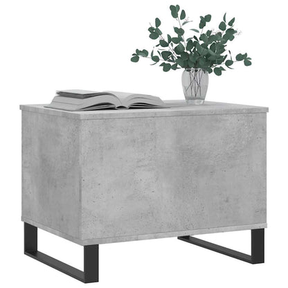 Coffee Table Concrete Grey 60x44.5x45 cm Engineered Wood