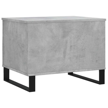 Coffee Table Concrete Grey 60x44.5x45 cm Engineered Wood