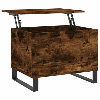 Coffee Table Smoked Oak 60x44,5x45 cm Engineered Wood