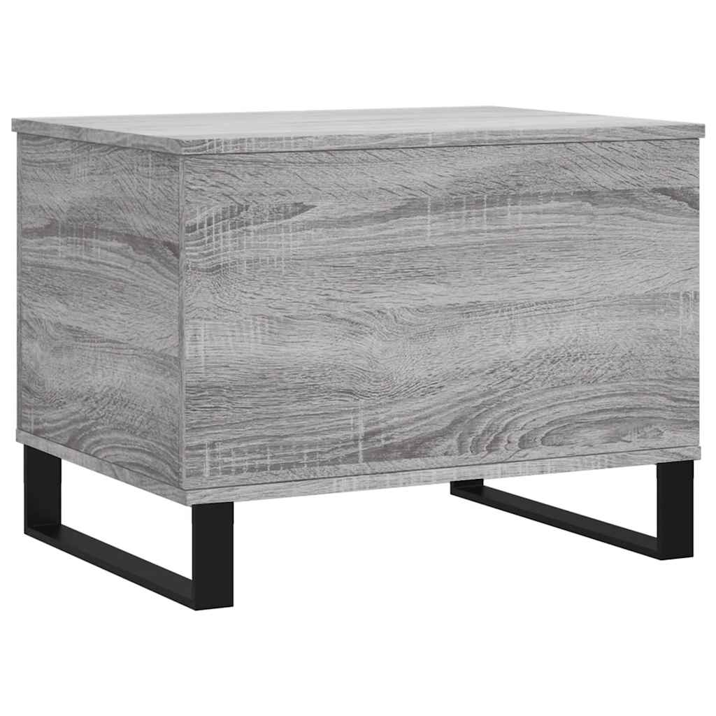 Coffee Table Grey Sonoma 60x44.5x45 cm Engineered Wood