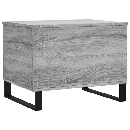 Coffee Table Grey Sonoma 60x44.5x45 cm Engineered Wood