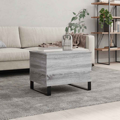 Coffee Table Grey Sonoma 60x44.5x45 cm Engineered Wood