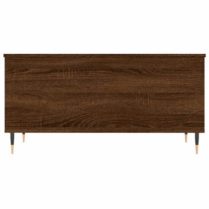Coffee Table Brown Oak 90x44.5x45 cm Engineered Wood