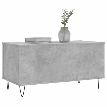 Coffee Table Concrete Grey 90x44,5x45 cm Engineered Wood
