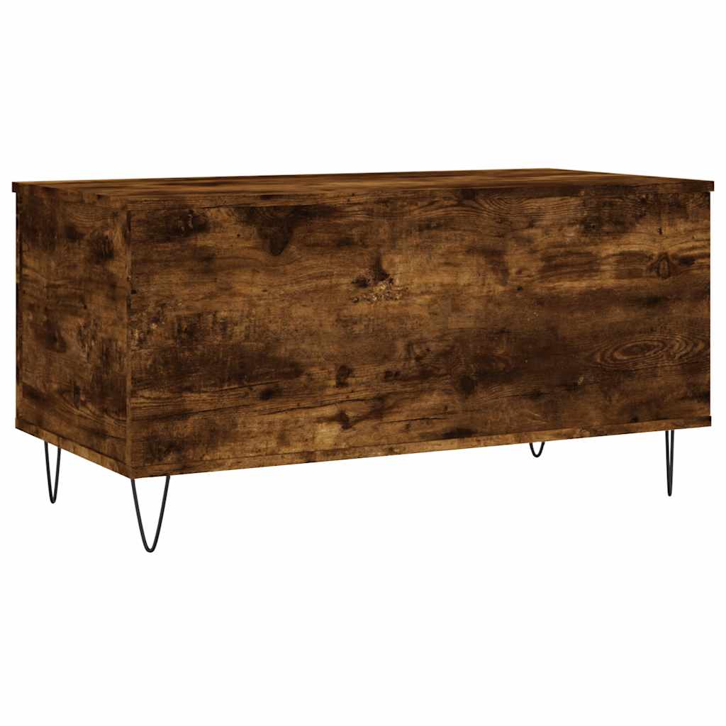 Coffee Table Smoked Oak 90x44.5x45 cm Engineered Wood