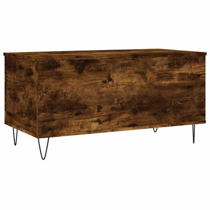 Coffee Table Smoked Oak 90x44,5x45 cm Engineered Wood