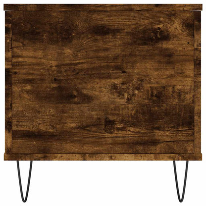Coffee Table Smoked Oak 90x44.5x45 cm Engineered Wood