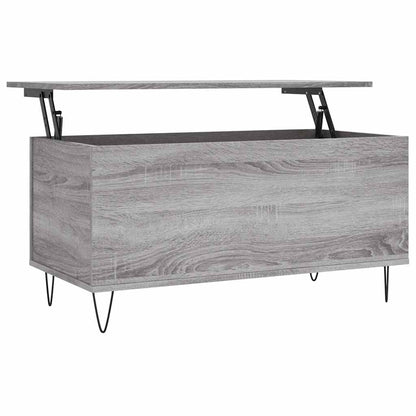 Coffee Table Grey Sonoma 90x44,5x45 cm Engineered Wood