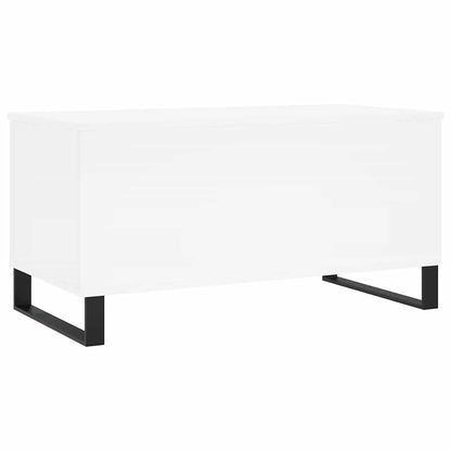 Coffee Table White 90x44,5x45 cm Engineered Wood