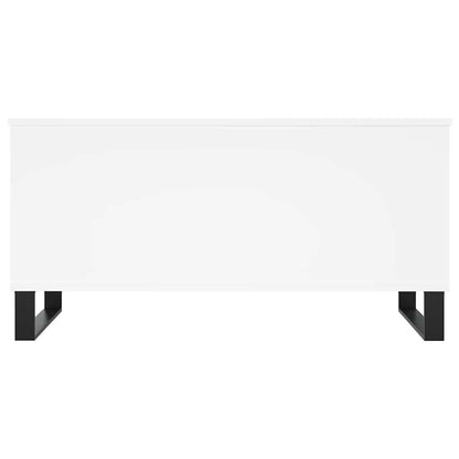 Coffee Table White 90x44,5x45 cm Engineered Wood
