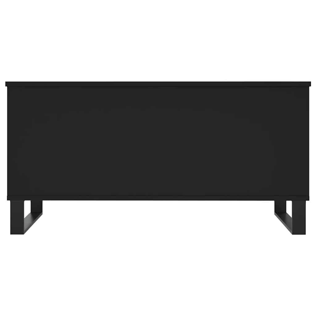 Coffee Table Black 90x44.5x45 cm Engineered Wood